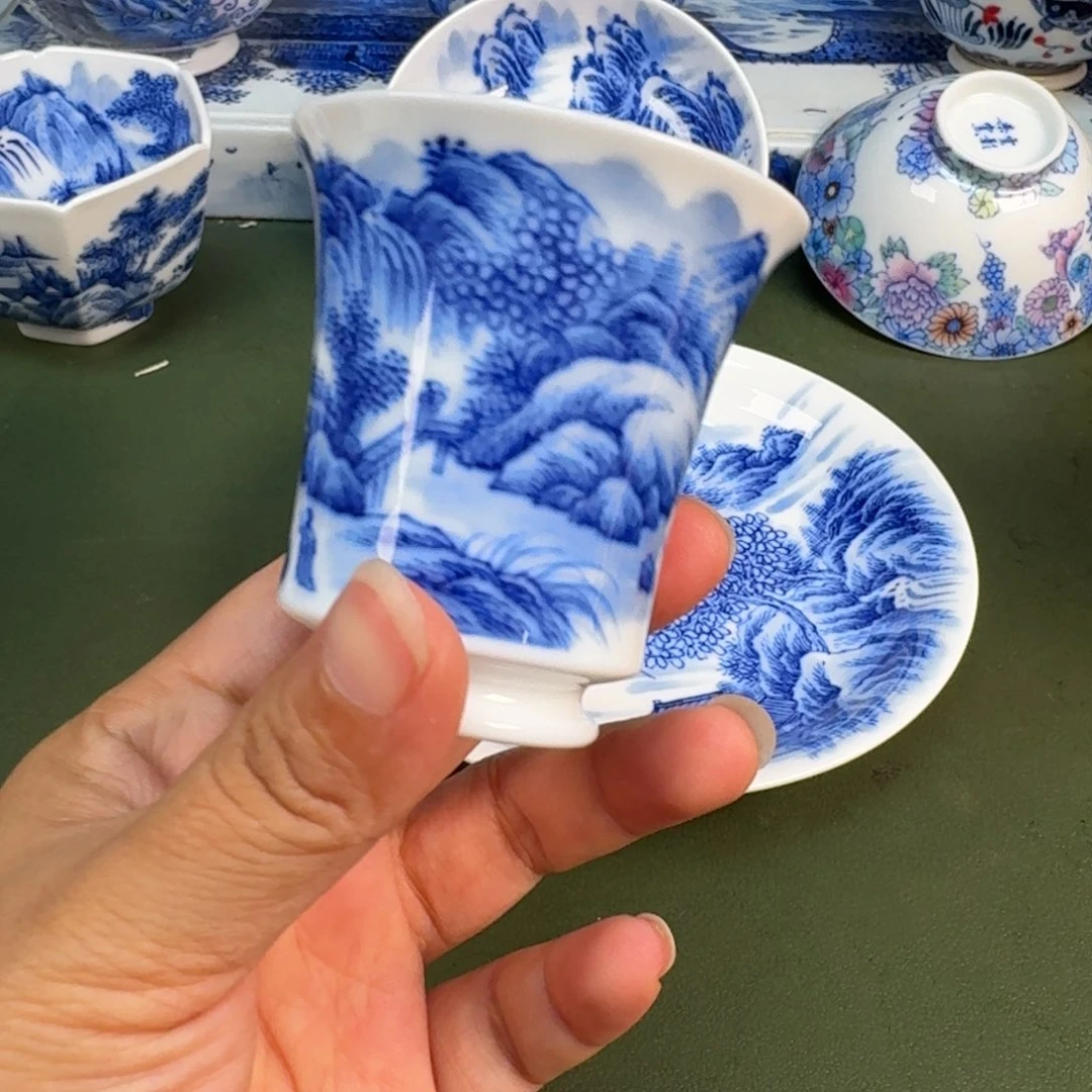 景德镇手绘茶具圆圆224