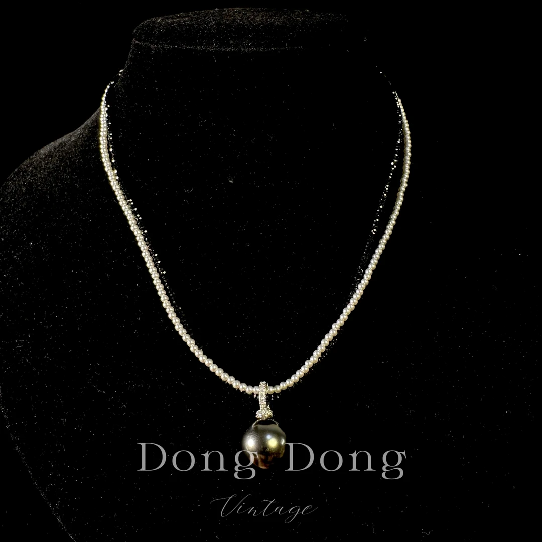 铜合金项链 铜合金中古重工项链【2306】中古收藏