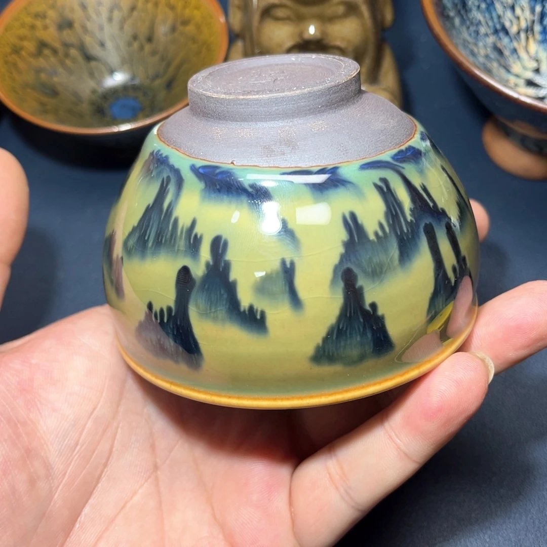 茶盏建盏手握泡茶主人杯