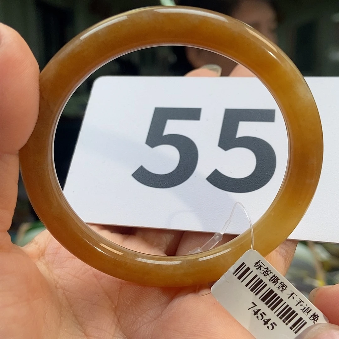 和田玉（翠青玉）手镯未镶嵌