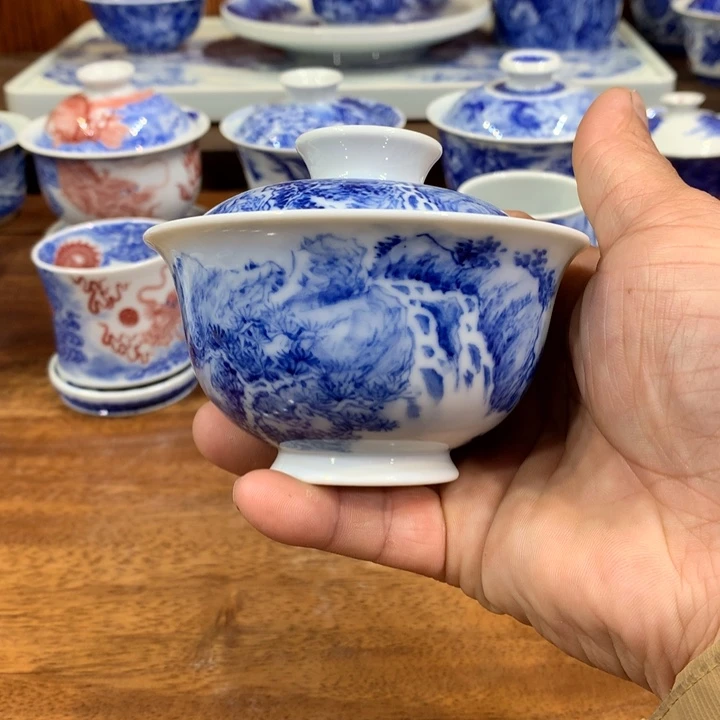 省级陶瓷艺术大师袁军老师青花