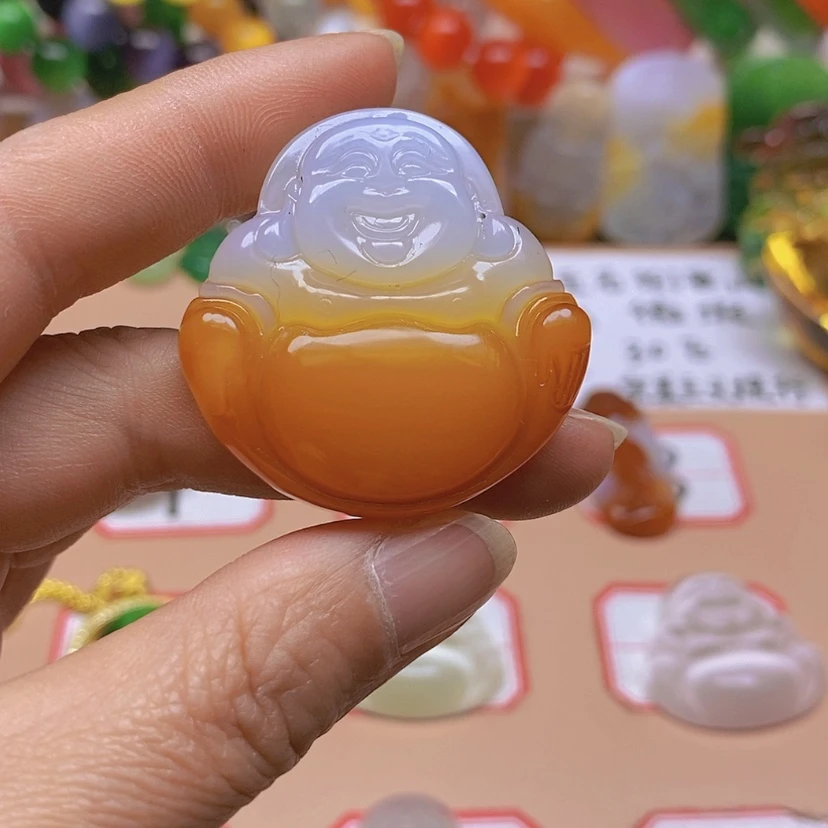 【闪购商品】玛瑙/玉髓颈饰未镶嵌千***棱