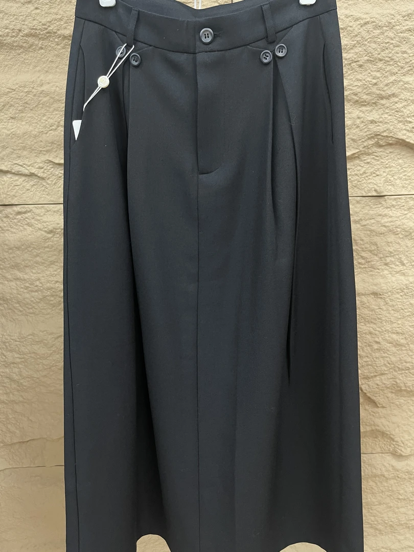 25s春季新款时尚百搭气质半裙（YB2012）黑色【403】