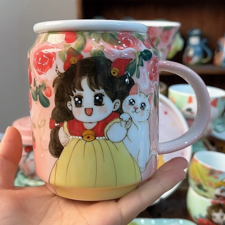 陶景德镇釉下手绘陶瓷