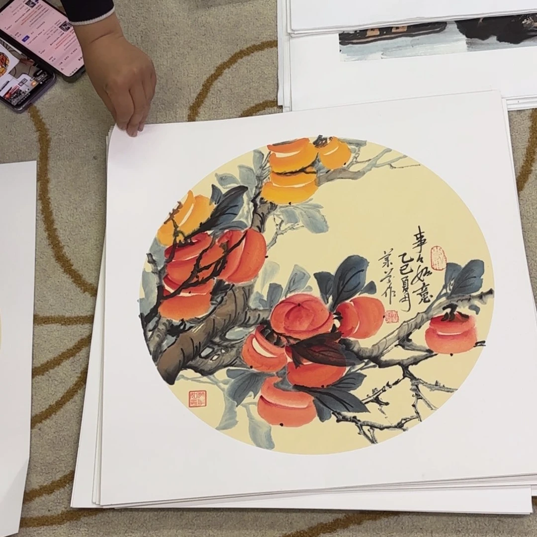 国画国画作品吴兰芬老师刘