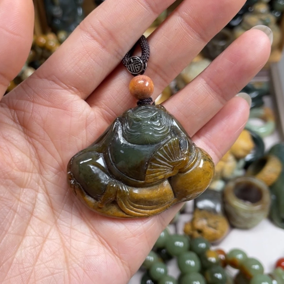 【闪购商品】岫岩河磨玉（透闪石质玉）未镶嵌挂件