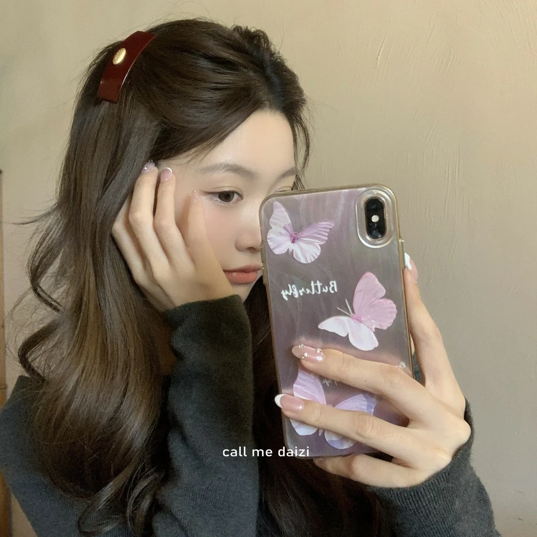 韩国发饰实用新款简约椭圆发梳发饰