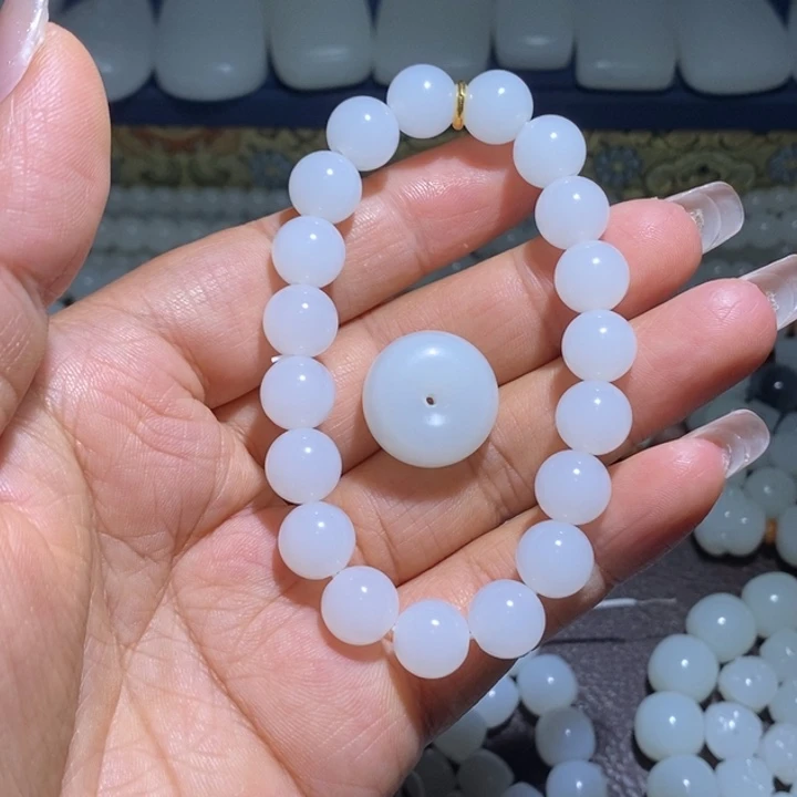 手链未镶嵌和田玉喵*林