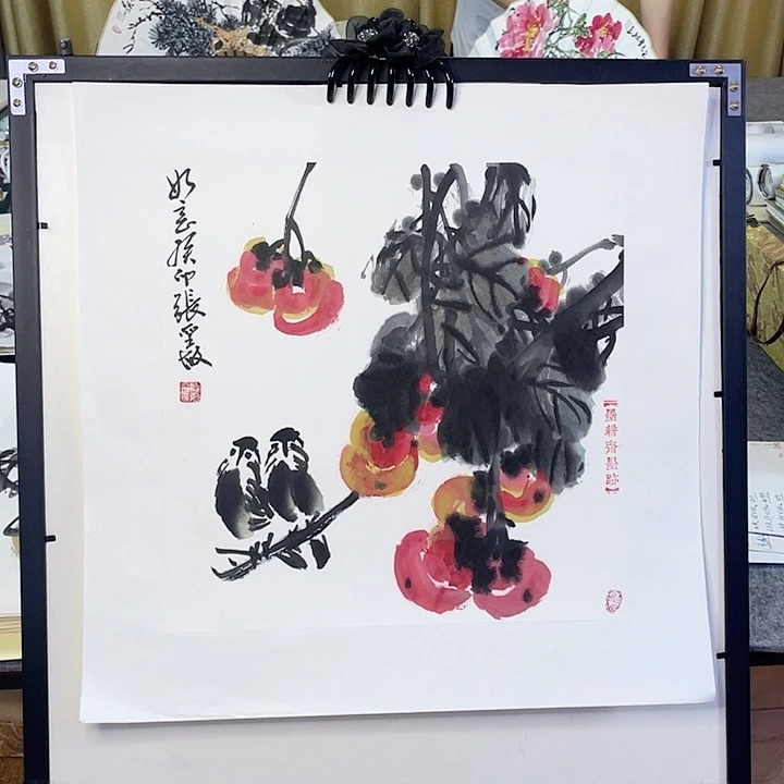 国画张圣敏先生纯手绘作品
