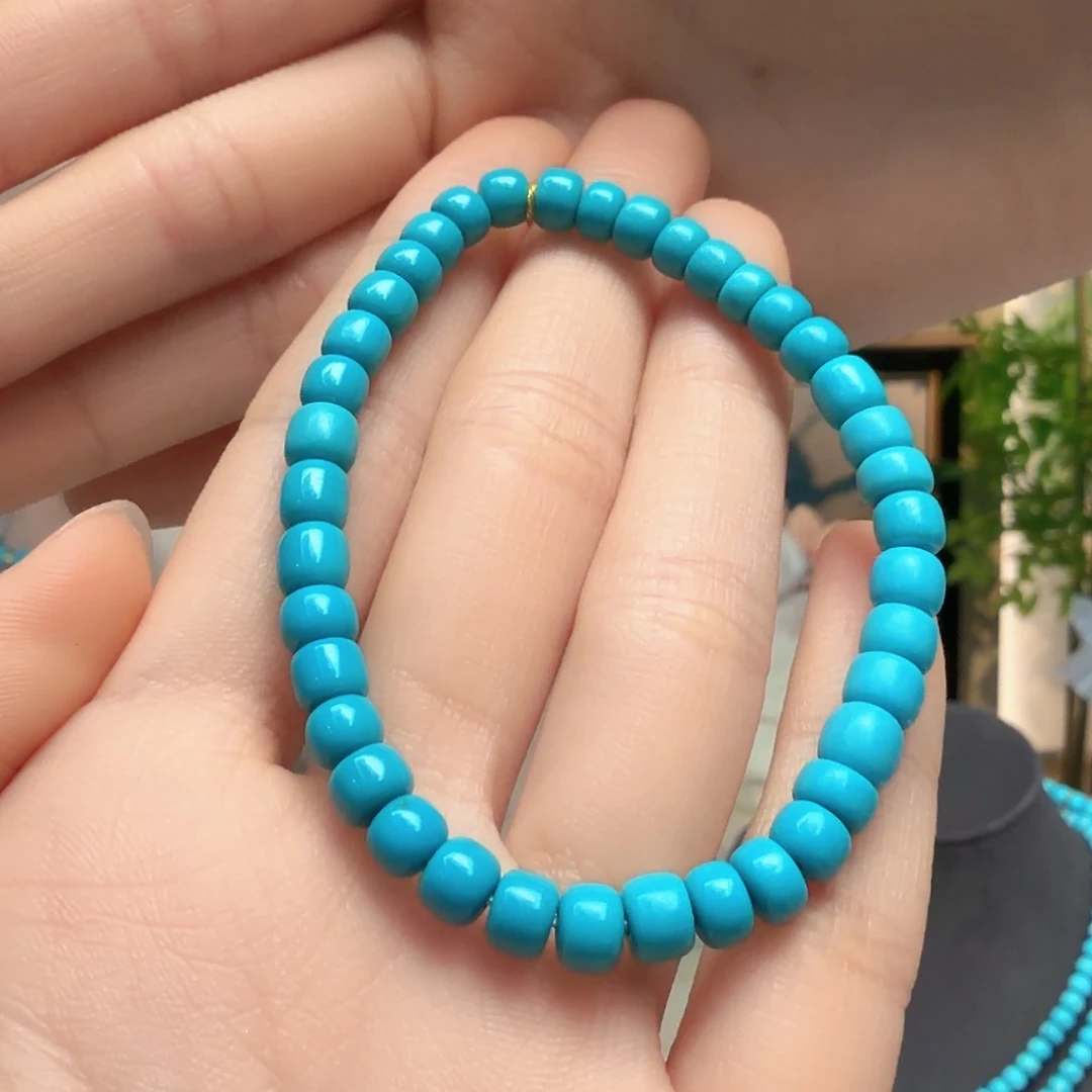 绿松石未镶嵌颈饰