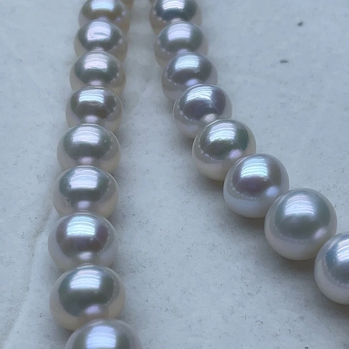 银S925镶嵌耳饰淡水珍珠