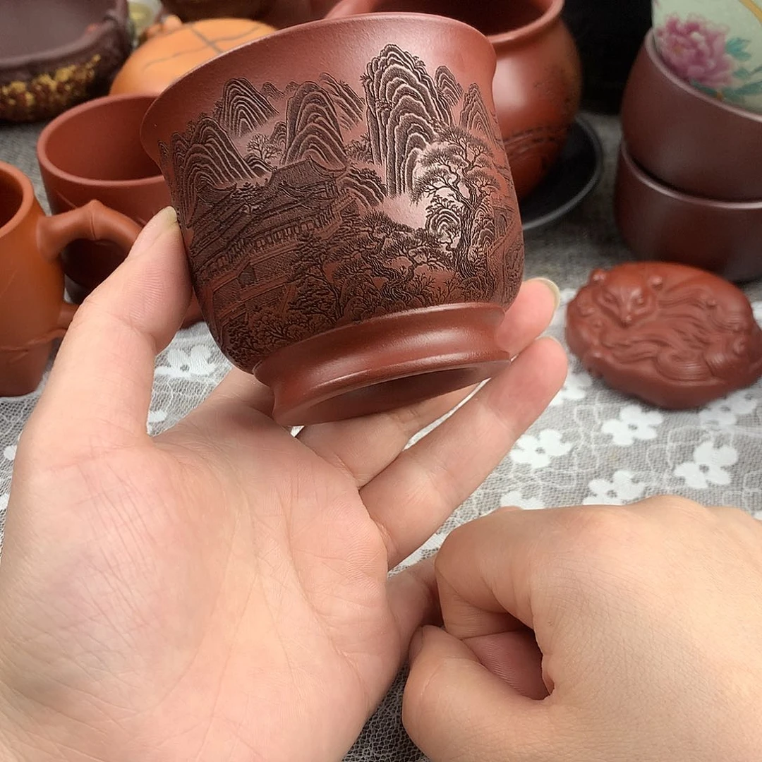 茶杯紫砂高端主人杯
