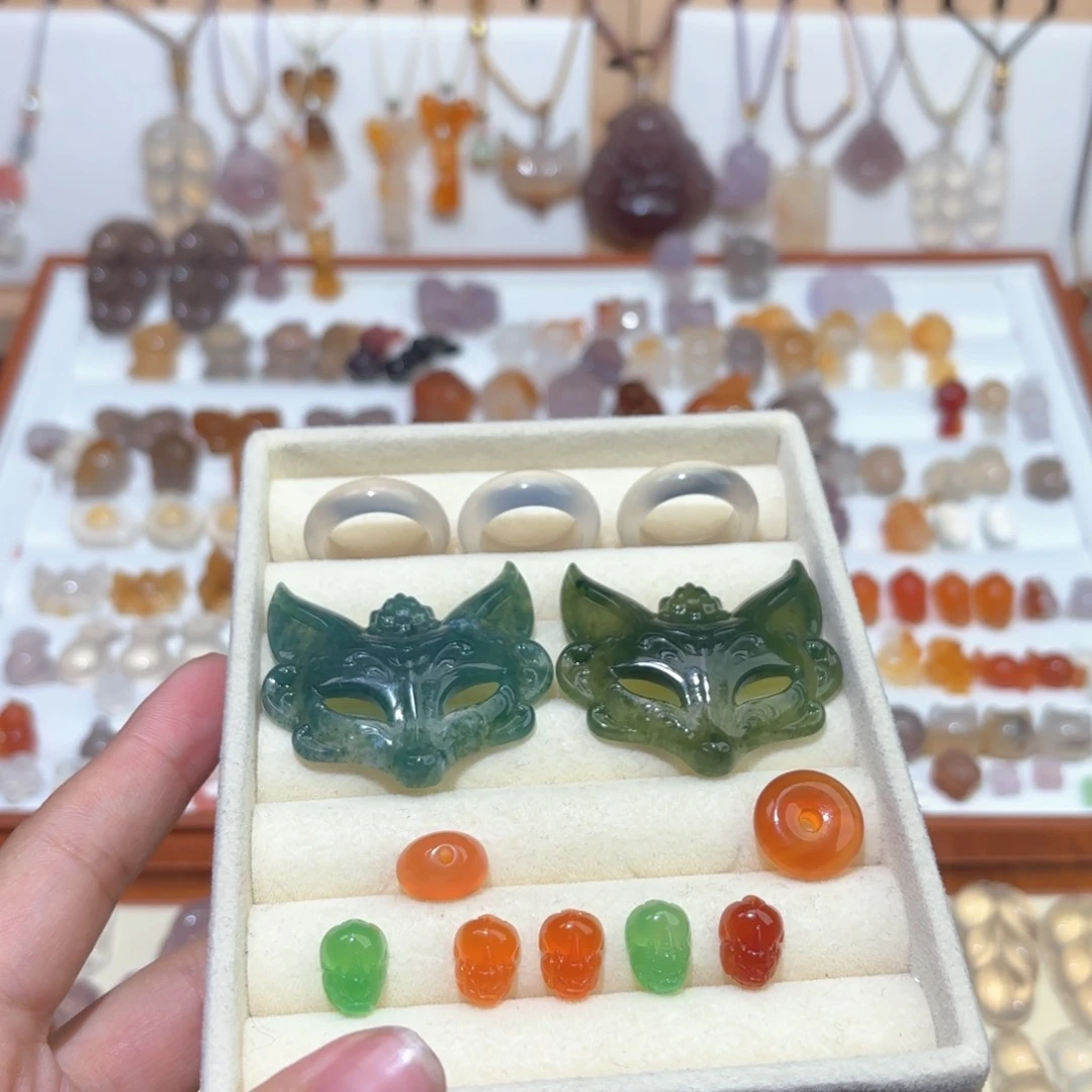 玛瑙/玉髓颈饰未镶嵌嘟*子