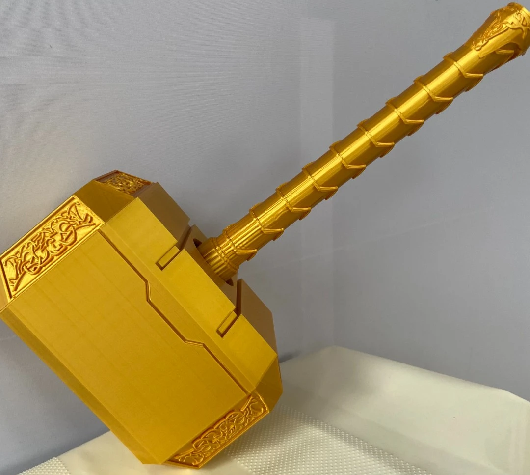【C3D】PLA丝绸金色 雷神之錘1kg FDM美学丝绸高亮光适用于拓竹创想
