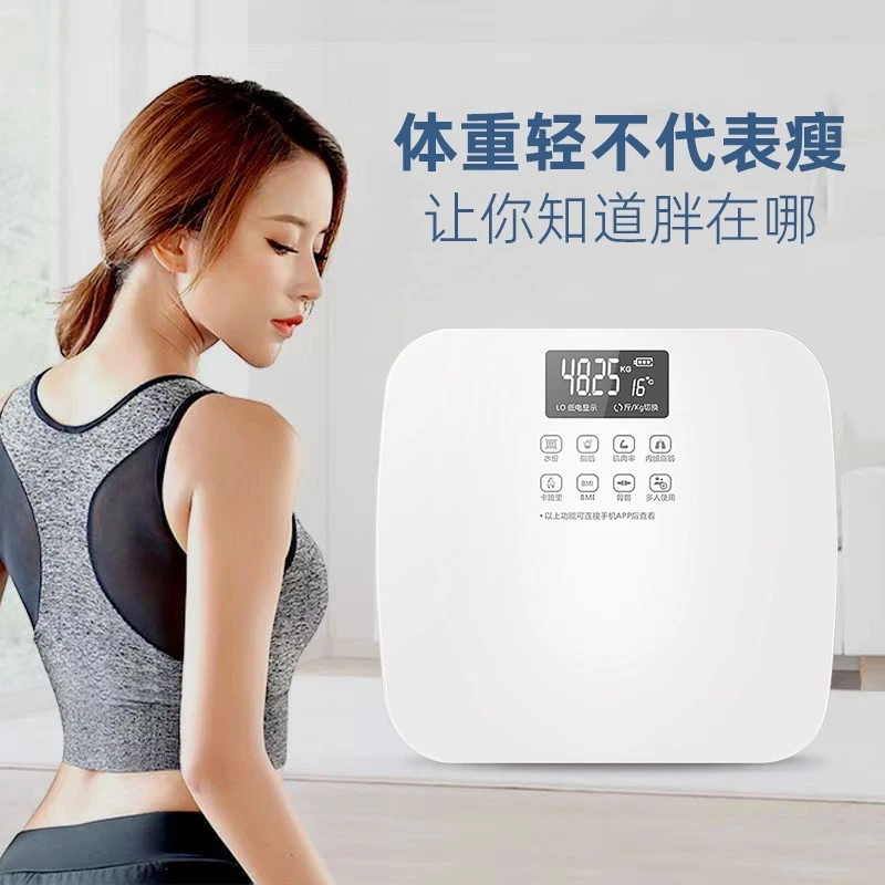 麦咚BMBL款身材管理必备家用宿舍健康体脂称体重秤精准测量数据