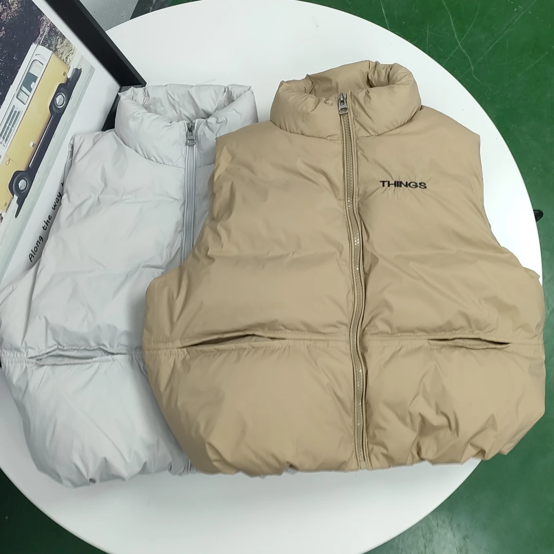 （535）儿童秋冬纯色休闲加厚韩版马甲