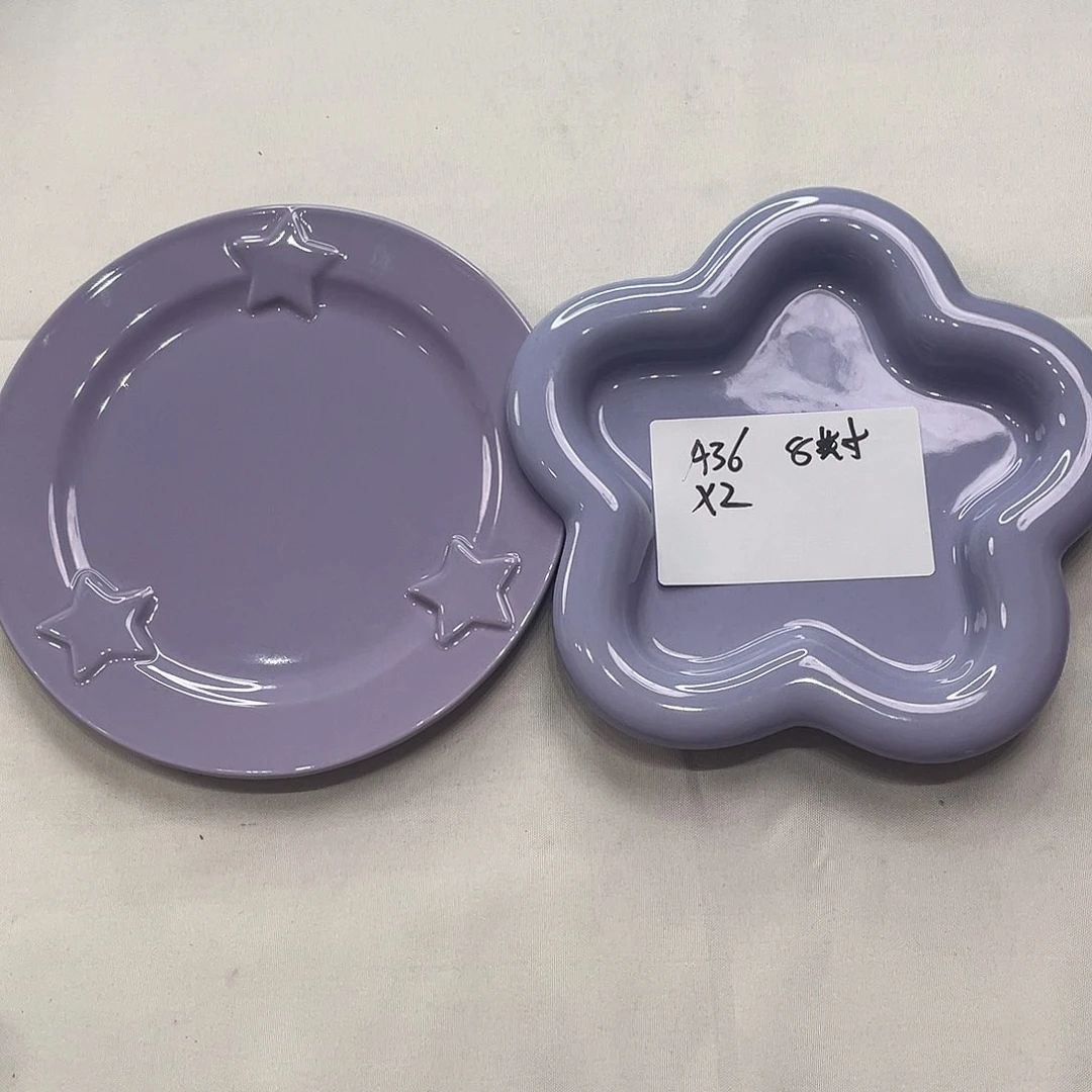 瓷片微瑕陶瓷餐具套装36