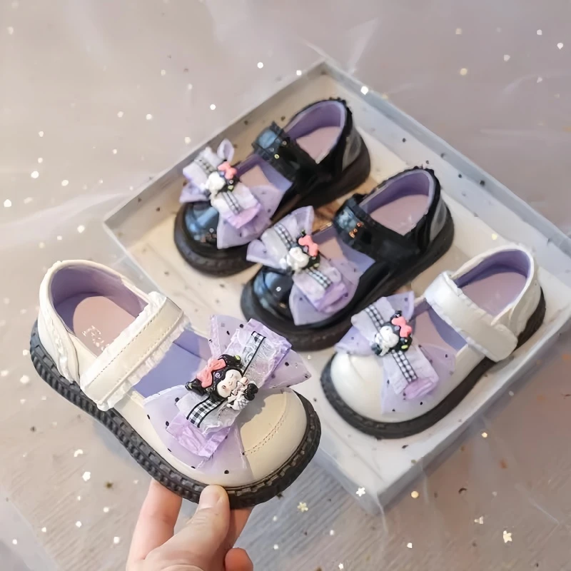 ABC女童皮鞋库洛米公主鞋2025春季新款儿童玛丽珍鞋洋气软底单鞋