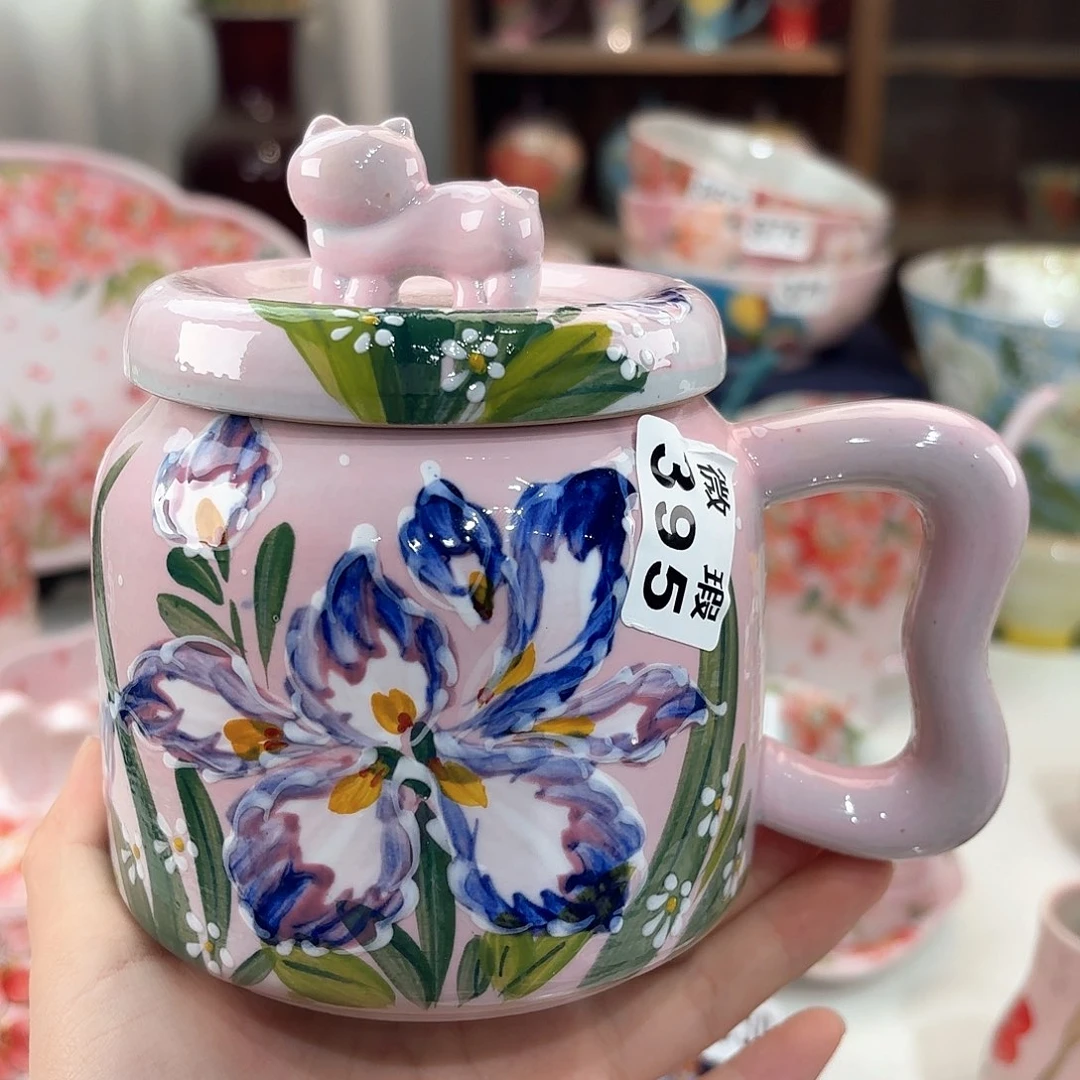 景德镇手绘高温釉下彩陶瓷茶具