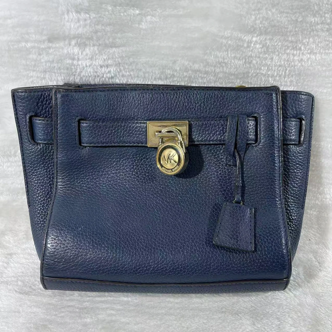 95新 MICHAEL KORS/迈克高仕 深蓝色手拿包G24020132尺寸21X19