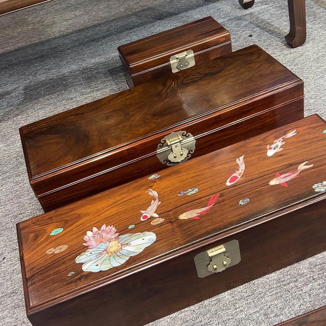 【闪购商品】红酸枝木类成套家具珠宝香