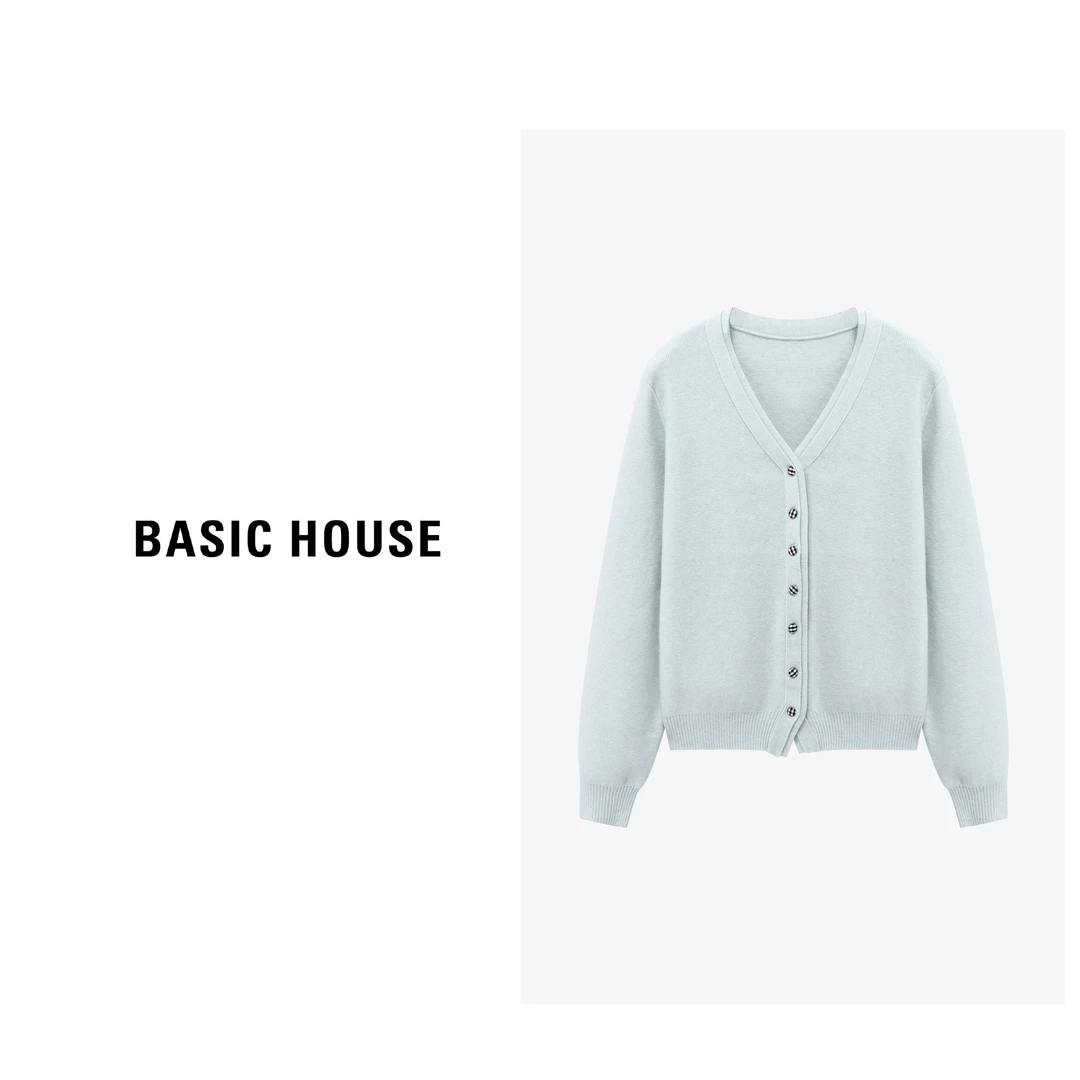 Basic House/百家好春季百搭宽松舒适休闲时尚毛衣-B0625H5A052
