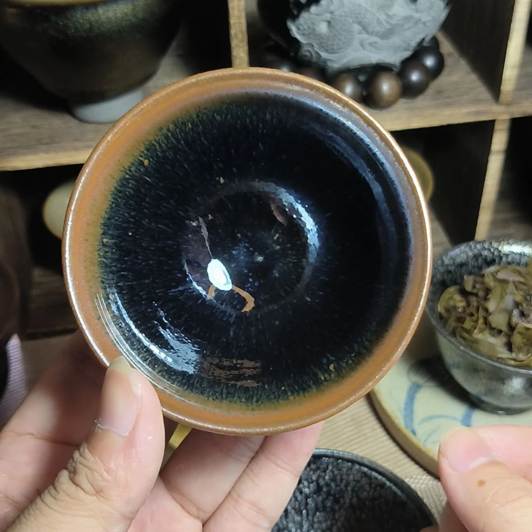 茶盏建窑建盏龙窑柴烧