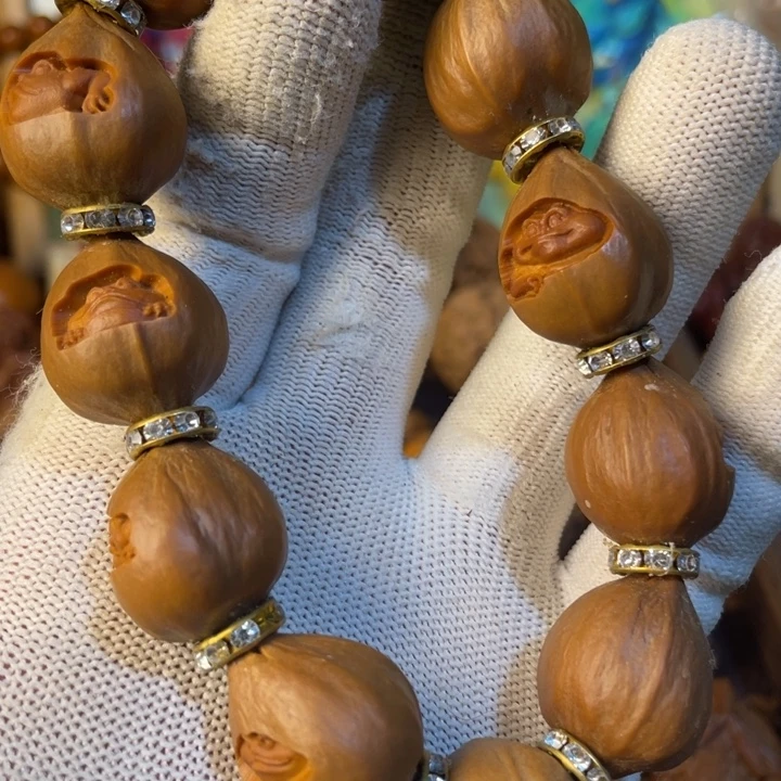 龙脊菩提吊坠橄榄核手串