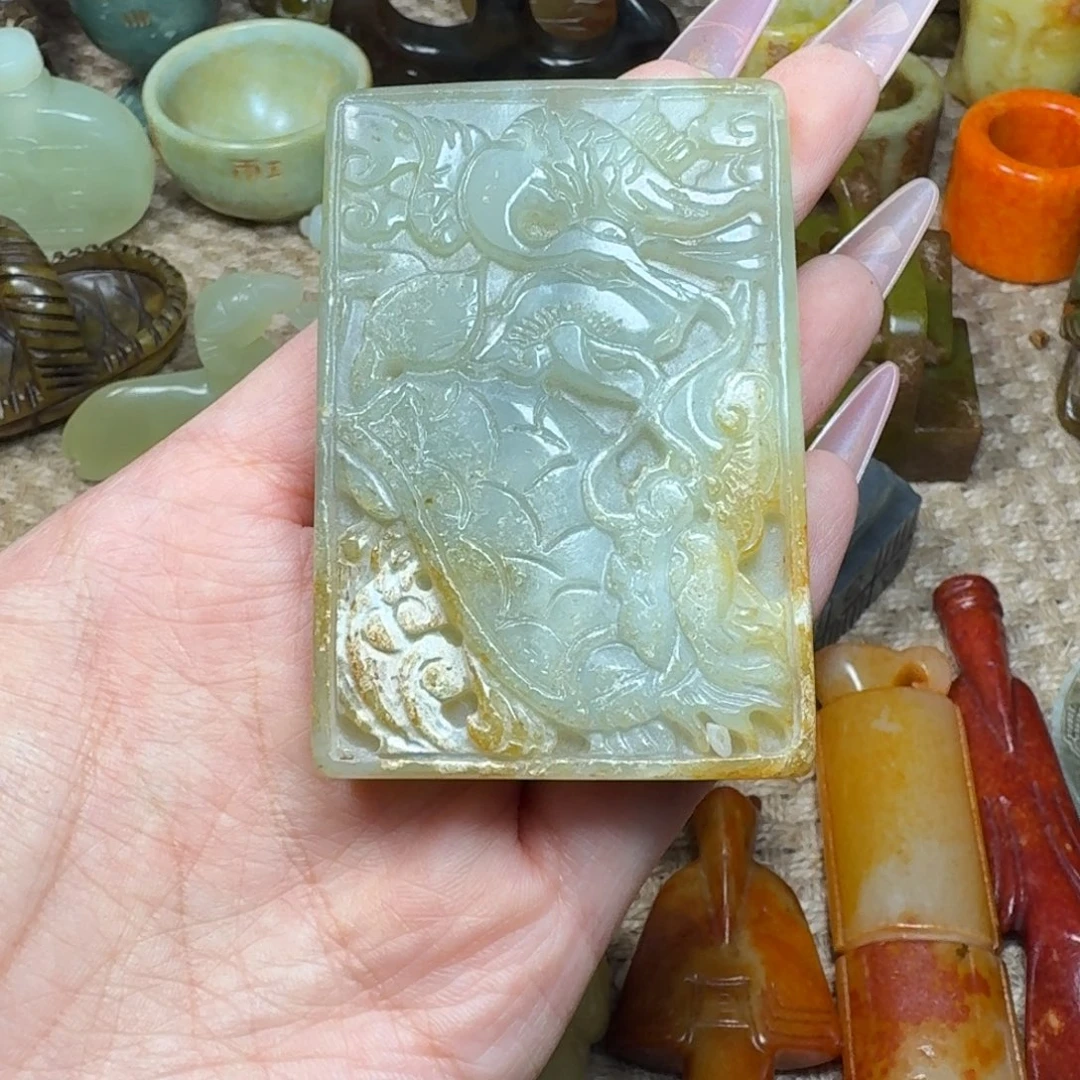 吊坠白玉菩提挂件