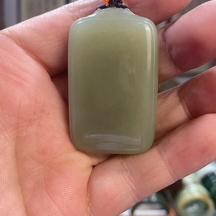 和田玉未镶嵌吊坠(不含链)