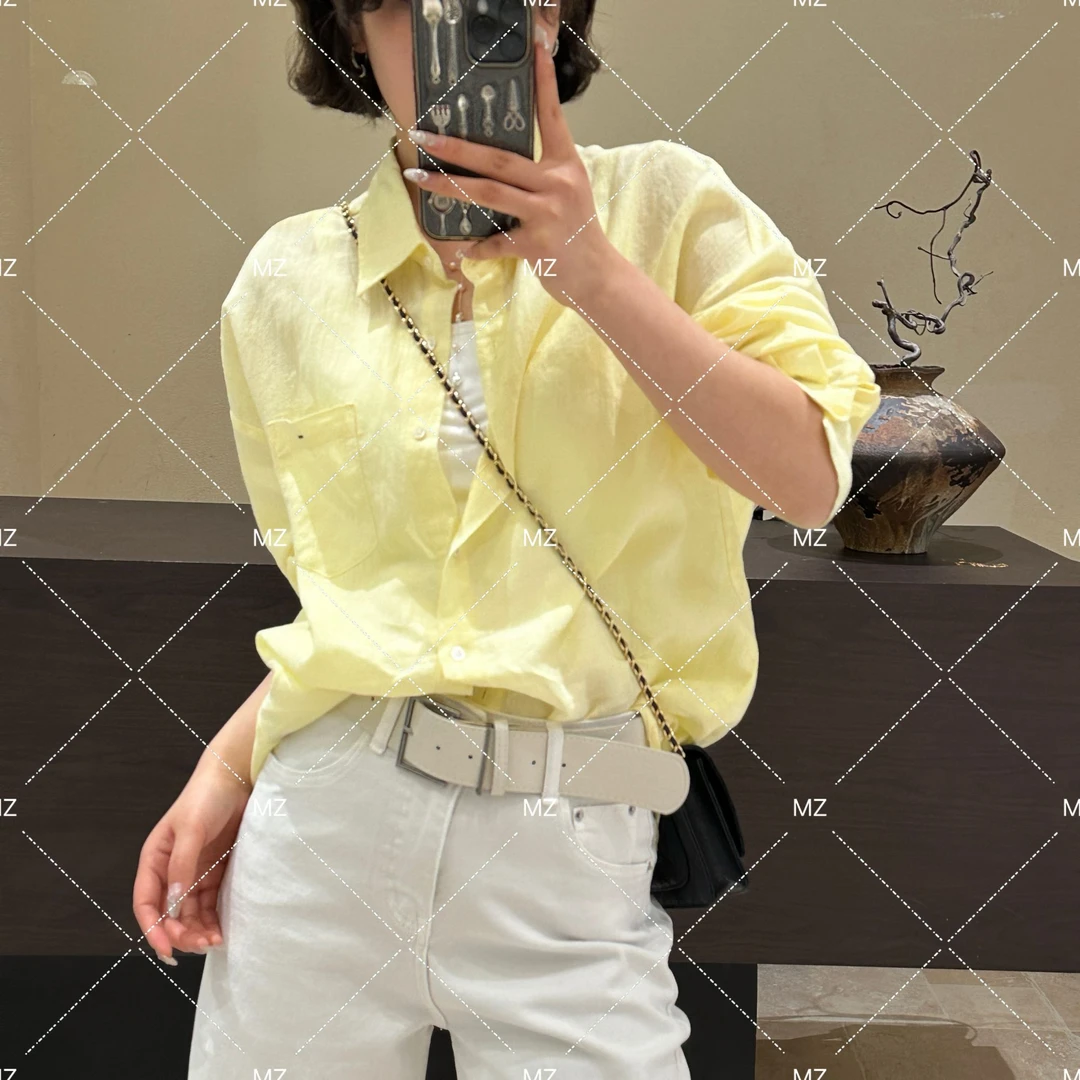 春季新款多扣衬衫A721