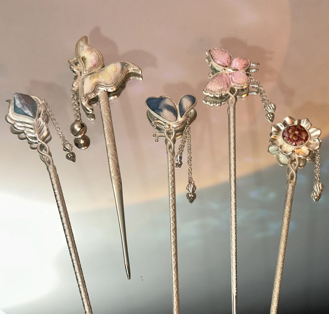 刺绣蜡染扎染纯手工民族风新中式发簪