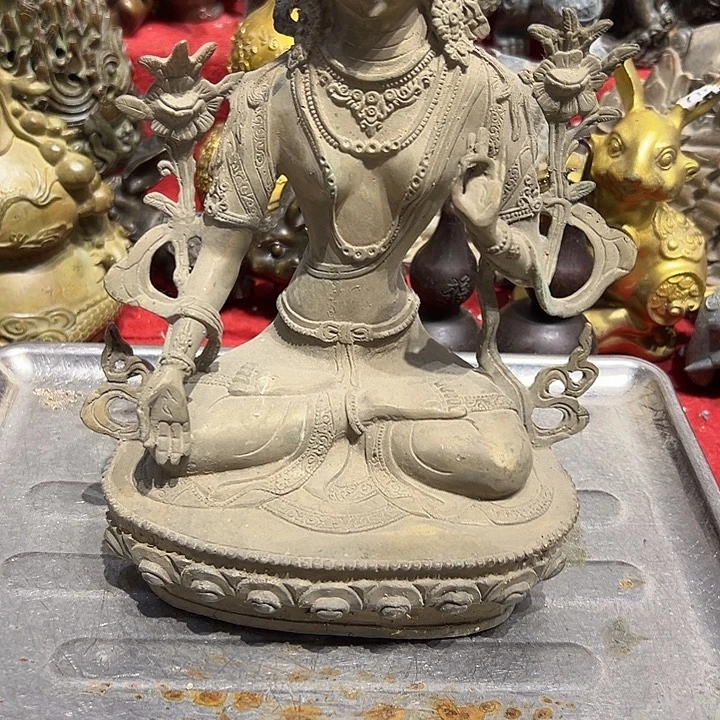 老***艺黄铜摆件，文房摆件