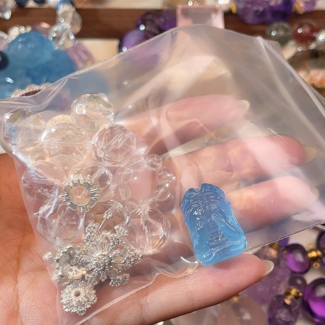 水晶手链未镶嵌石**美天然水晶吊坠621