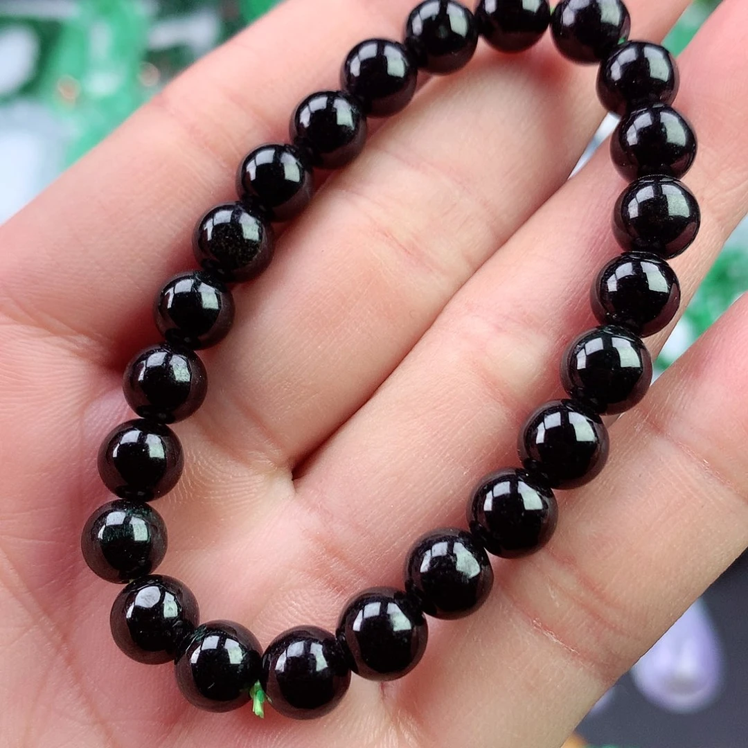 未镶嵌手链翡翠手串