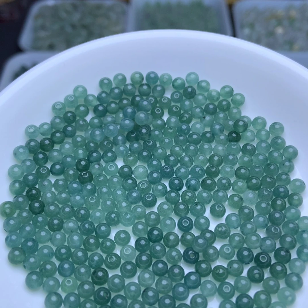 未镶嵌手链翡翠卡4冰蓝水50个