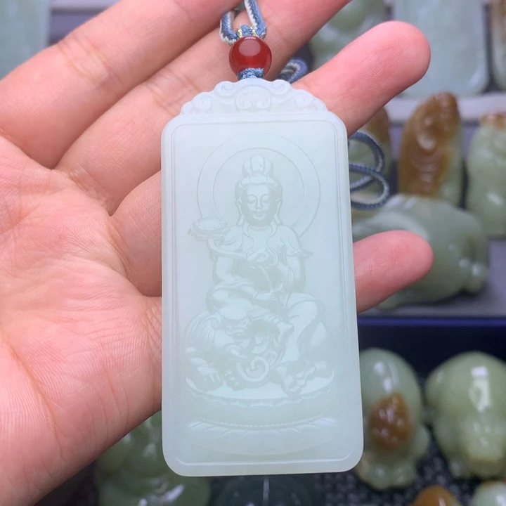 和田玉未镶嵌挂件用****4