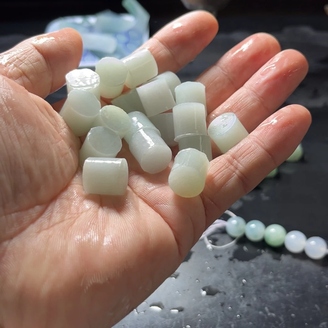 定制翡翠未镶嵌福利手串捡漏必拍款16卡12➕圆珠包工保无裂
