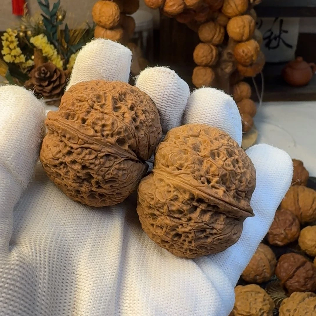 文玩核桃把件?****?龙鳞球40.8