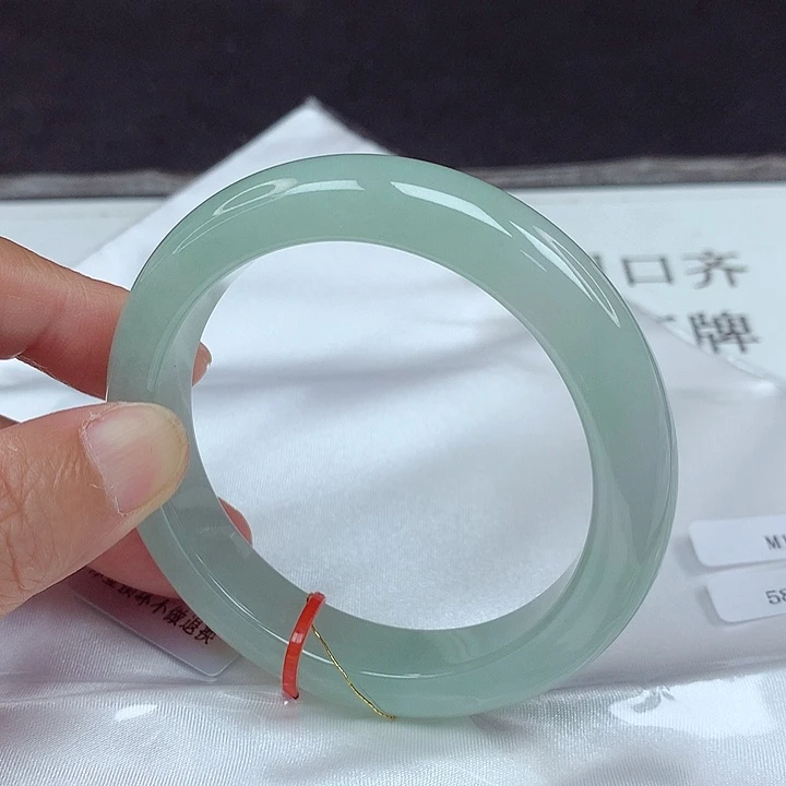 翡翠未镶嵌手镯58圈4942