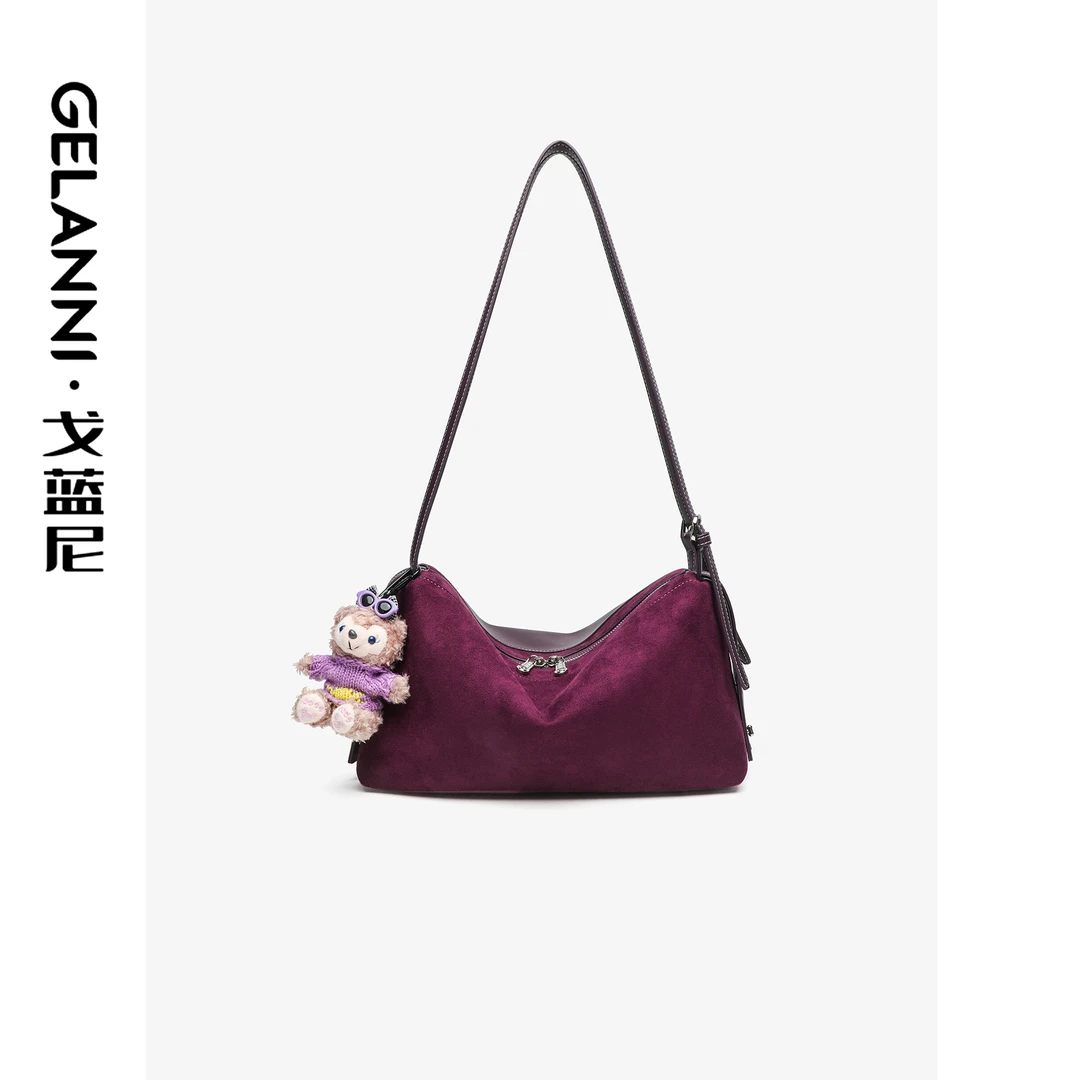 GELANNI红拼接休闲枕头包