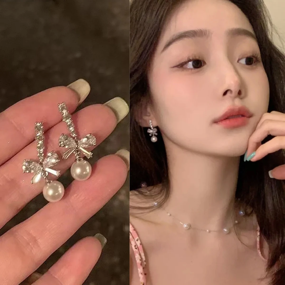 铜合金耳饰 ins原创设计小众耳饰女E6071时尚银耳环百搭气质轻奢