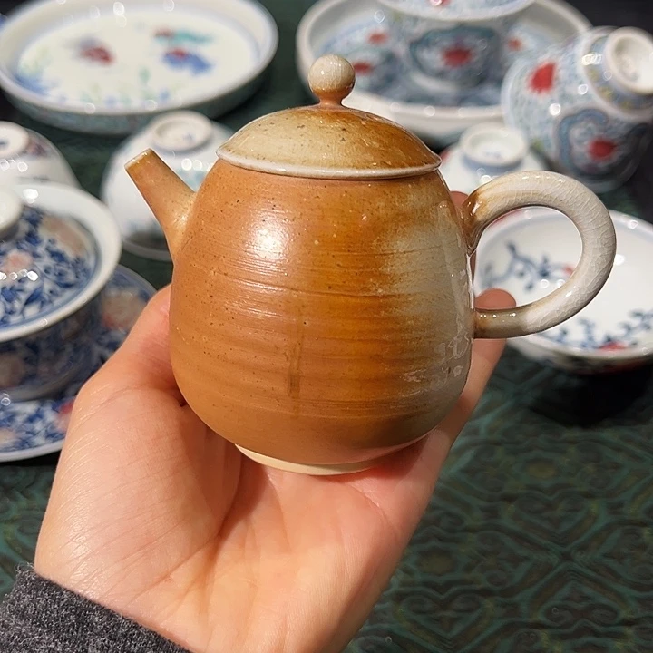 柴窑裸烧小壶壶壶