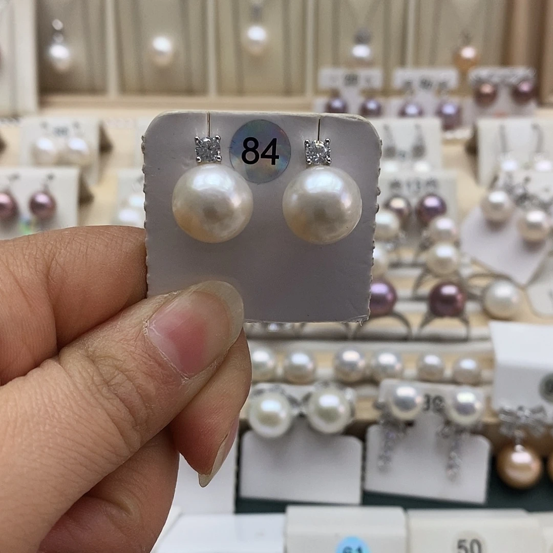 淡水珍珠颈饰银S925镶嵌