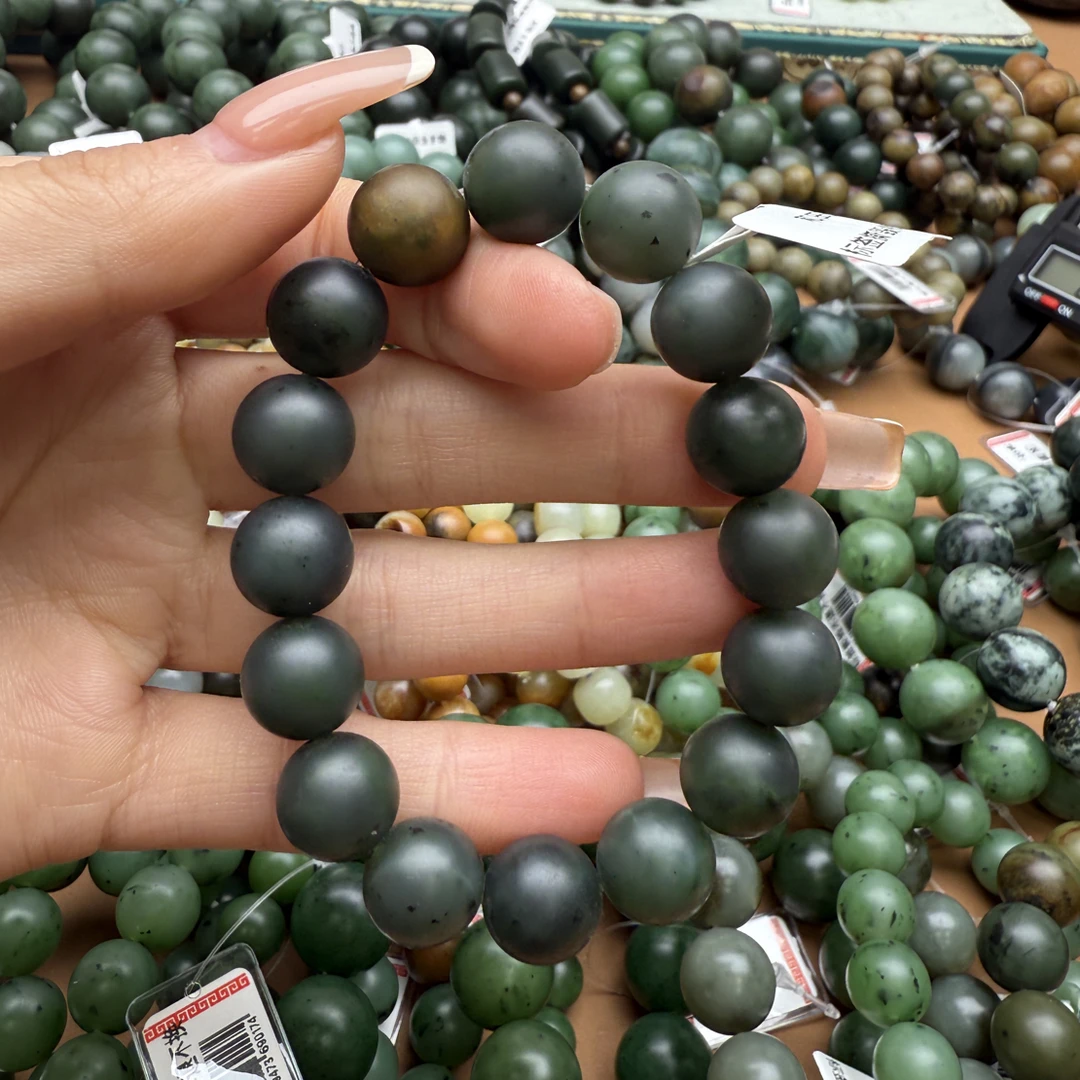 和田玉手串1221z拍一发一