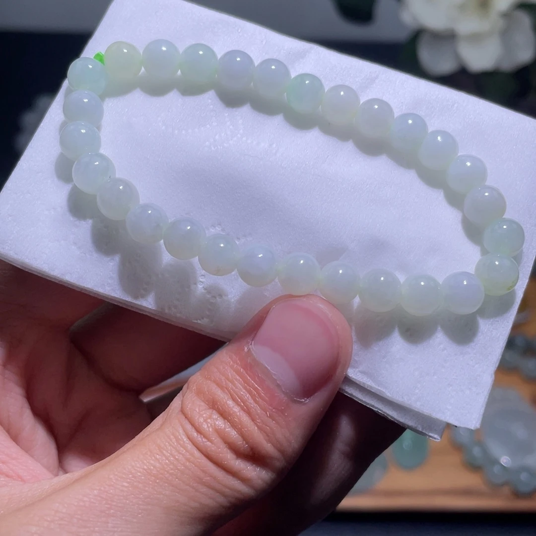 翡翠未镶嵌颈饰手串