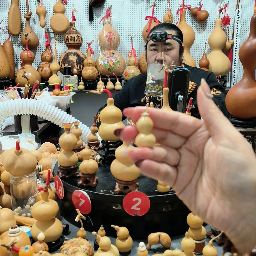 山****良葫芦福禄双全手把件