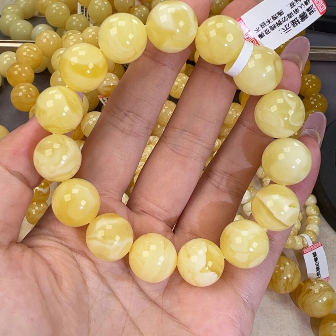 手链琥珀未镶嵌27.1妖花