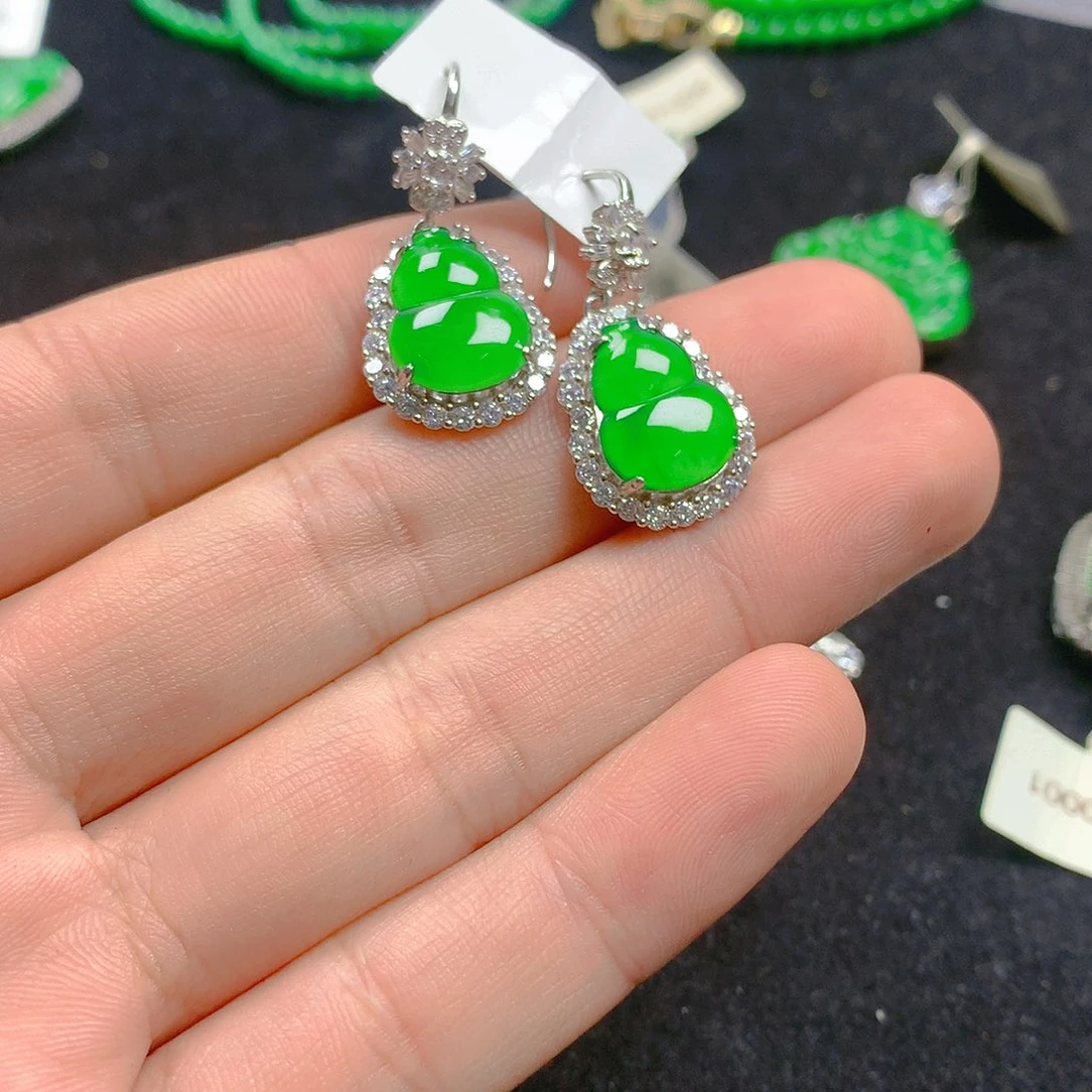 颈饰银S925镶嵌翡翠翡翠