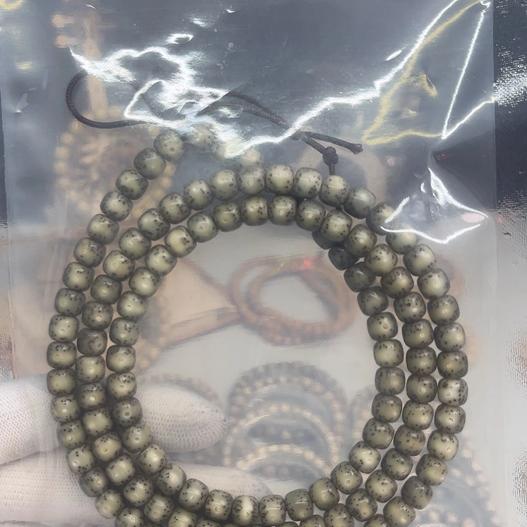 手串星月菩提87一线天大留白